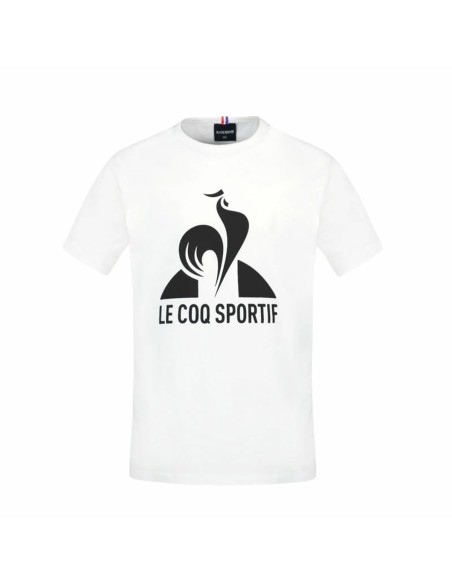 Child's Short Sleeve T-Shirt Le coq sportif Ess N°1 Enfant New White