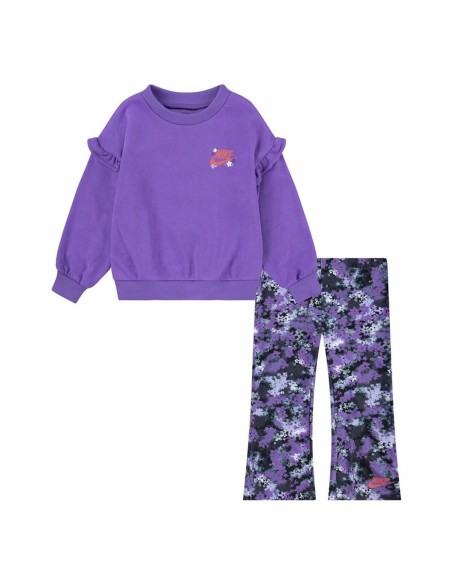Children's Sports Outfit Nike Fresh Cut Dolman Ruffle Blue
