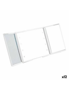 Pocket Mirror Berilo YXL2150-CC01 White ABS 1,5 x 9,5 x 11,5 cm LED Light (12 Units)