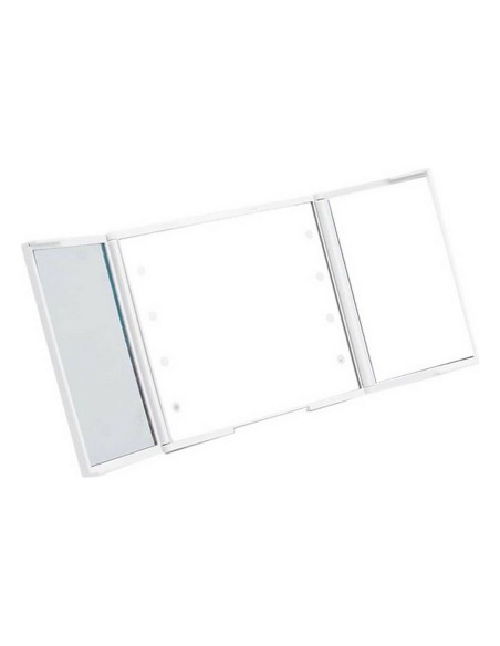 Pocket Mirror Berilo YXL2150-CC01 White ABS 1,5 x 9,5 x 11,5 cm LED Light (12 Units)