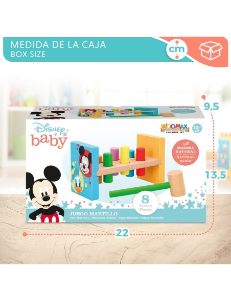 Educational Game Disney 8 Pieces 21 x 12 x 9 cm (6 Units)