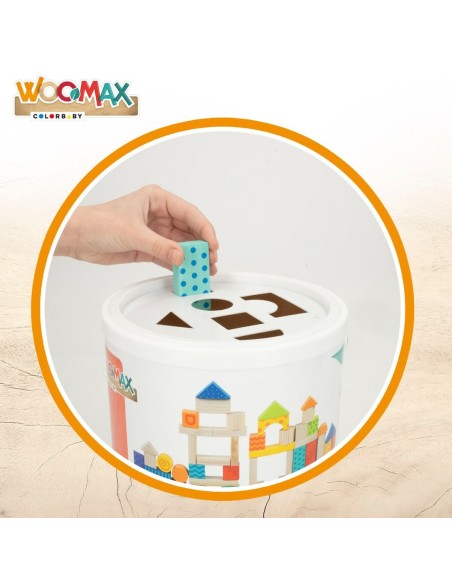 Construction set Woomax 50 Pieces (6 Units)