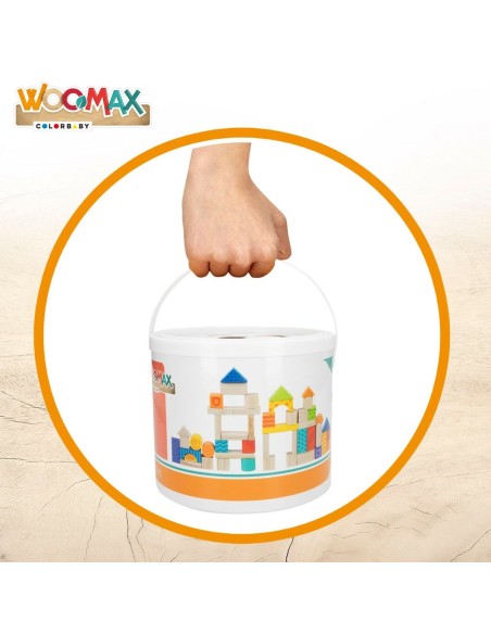 Construction set Woomax 50 Pieces (6 Units)