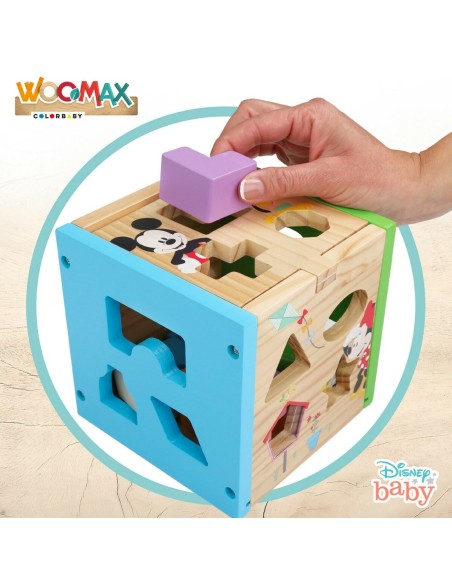 Child's Wooden Puzzle Disney 14 Pieces 15 x 15 x 15 cm (6 Units)