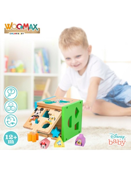 Child's Wooden Puzzle Disney 14 Pieces 15 x 15 x 15 cm (6 Units)
