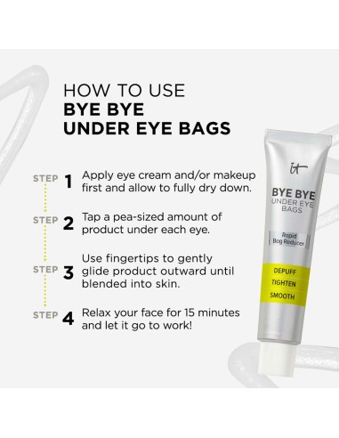Cream for Eye Area It Cosmetics Bye Bye 15 ml