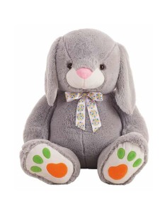Fluffy toy Dido Rabbit Grey 90 cm