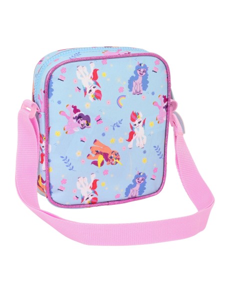 Shoulder Bag My Little Pony Wild & free Blue Pink 16 x 18 x 4 cm