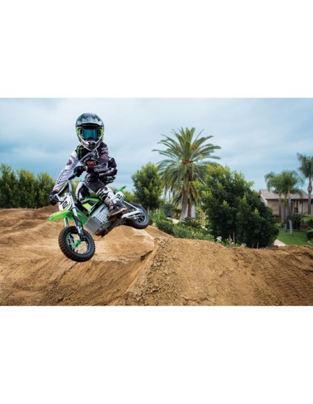 Children's Electric Scooter Razor Dirt Rocket SX350 McGrath White Black Green Grey