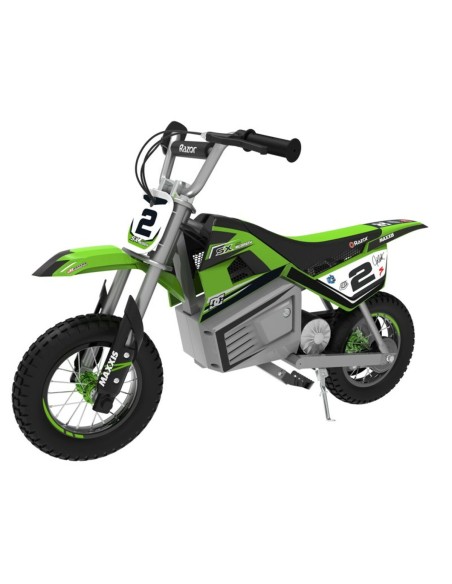 Children's Electric Scooter Razor Dirt Rocket SX350 McGrath White Black Green Grey