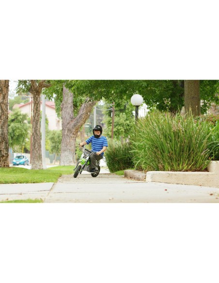 Children's Electric Scooter Razor Dirt Rocket SX350 McGrath White Black Green Grey