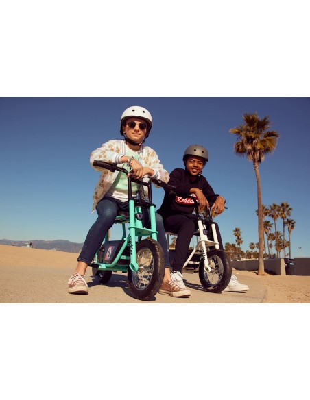 Children's Electric Scooter Razor Dirt Rocket SX350 McGrath White Black Green Grey