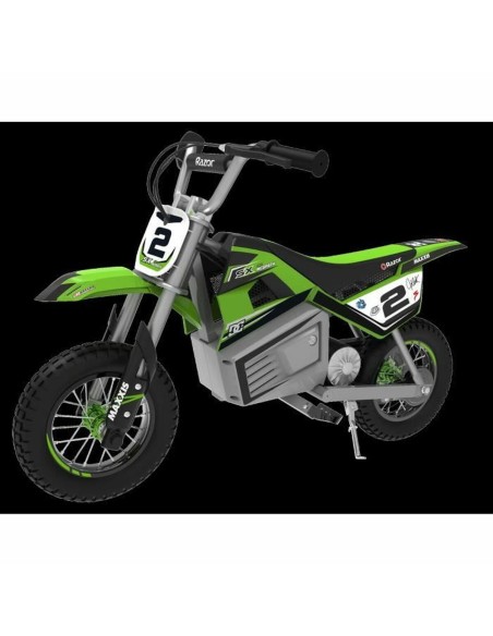 Children's Electric Scooter Razor Dirt Rocket SX350 McGrath White Black Green Grey