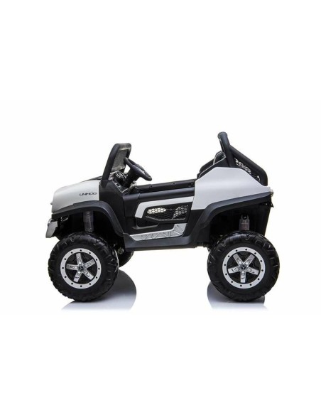 Children's Electric Car Mercedes Benz Unimog White 12 V