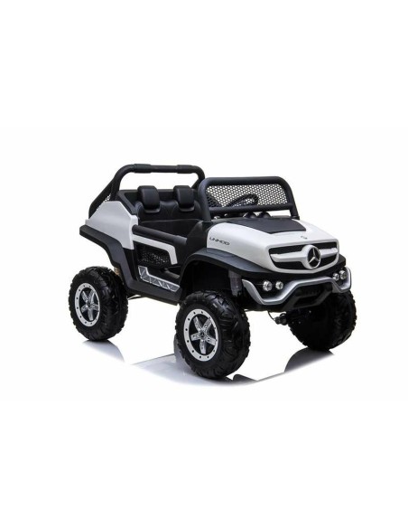 Children's Electric Car Mercedes Benz Unimog White 12 V