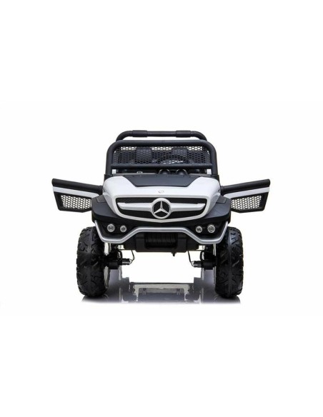 Children's Electric Car Mercedes Benz Unimog White 12 V