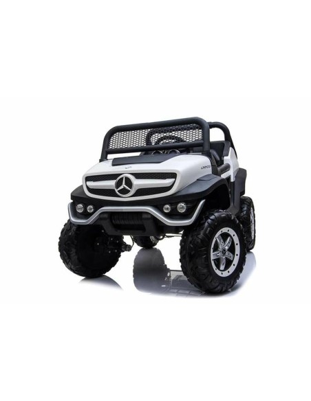 Children's Electric Car Mercedes Benz Unimog White 12 V