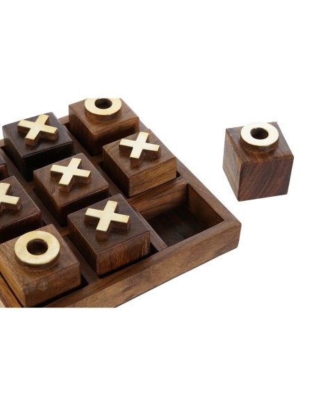 Three-in-a-Row Game Home ESPRIT 13 x 13 x 4 cm