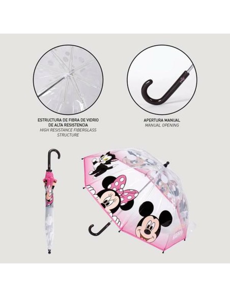Umbrella Minnie Mouse Ø 71 cm 45cm