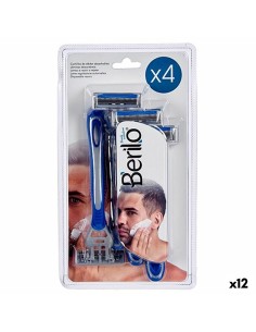 Disposable Razor Berilo 37676 4 Pieces (12 Units)