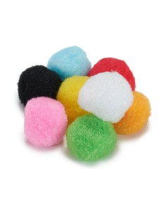 Materials for Handicrafts Pincello Balls Multicolour Ø 2 cm 12 Units 2