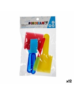 Craft Set Pincello AR1810100 Multicolour Spatula (12 Units)