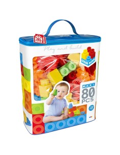 Construction set Color Block Basic Bag 80 Pieces (6 Units) 2