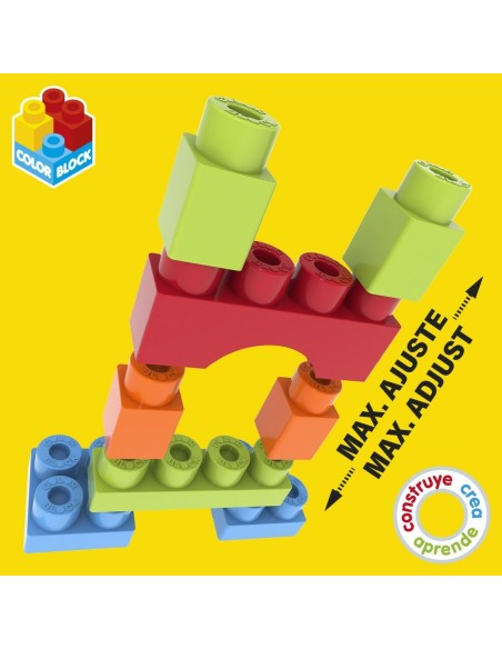Construction set Color Block Basic Bucket 50 Pieces (6 Units)