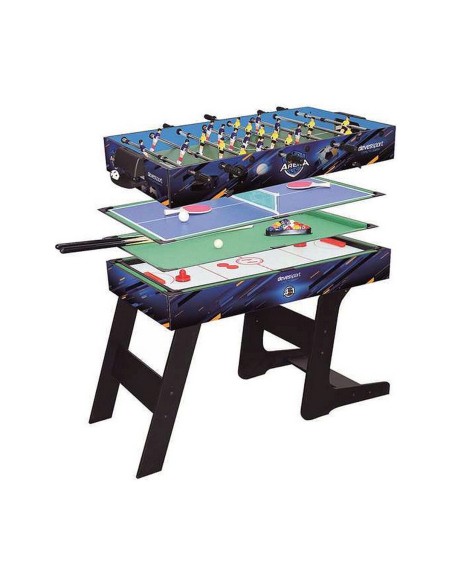 Multi-game Table Foldable 4-in-1 115,5 x 63 x 16,8 cm MDF Wood