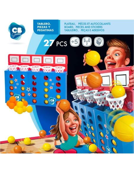 4 in a Row Colorbaby 36,5 x 29 x 7 cm (6 Units)