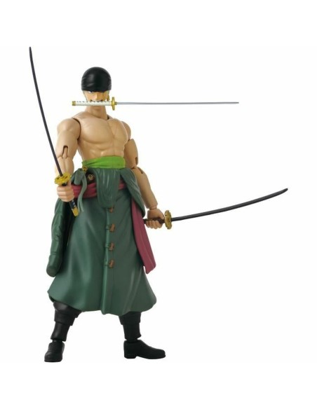 Jointed Figure One Piece Anime Heroes: Zoro Style 3 Swords 17 cm