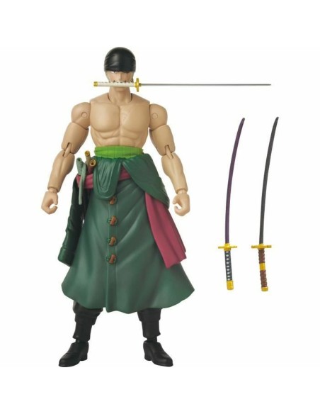 Jointed Figure One Piece Anime Heroes: Zoro Style 3 Swords 17 cm