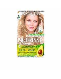 Permanent Colour Creme Garnier Nutrisse Nº 9.0-rubio muy claro (3 Units)