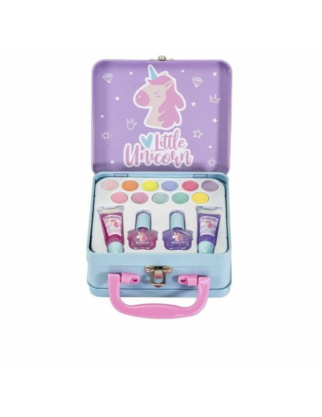 Children's Make-up Set Martinelia Unicorn Medium Tin Case 15 Units (15 pcs)