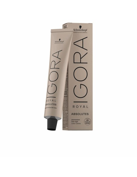 Permanent Colour Creme Schwarzkopf Igora Royal Absolutes Nº 8-60 Light Blonde Natural brown 60 ml