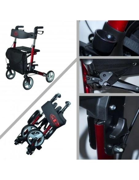 Wheeled walking frame Antar AT51006