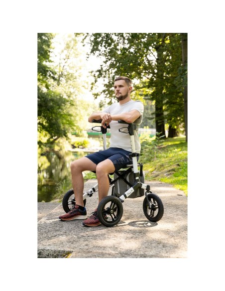 Wheeled walking frame Timago RANGER SILVER
