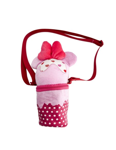 Shoulder Bag Minnie Mouse Pink 8 x 18 x 8 cm