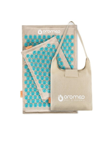 Padded Pressure Point Mat Oromed ORO-HEALTH SZARY Grey 43 x 67 cm
