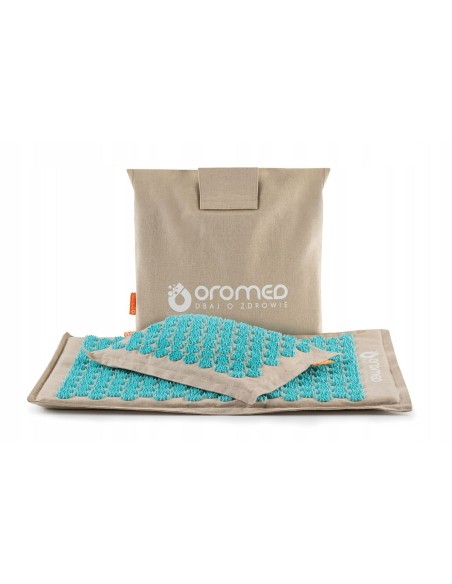 Padded Pressure Point Mat Oromed ORO-HEALTH SZARY Grey 43 x 67 cm