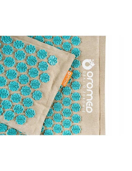 Padded Pressure Point Mat Oromed ORO-HEALTH SZARY Grey 43 x 67 cm
