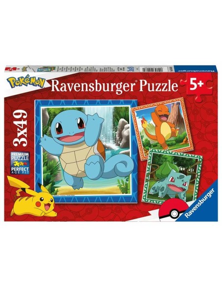 3-Puzzle Set Ravensburger 49 Pieces 147 Pieces 3 Units
