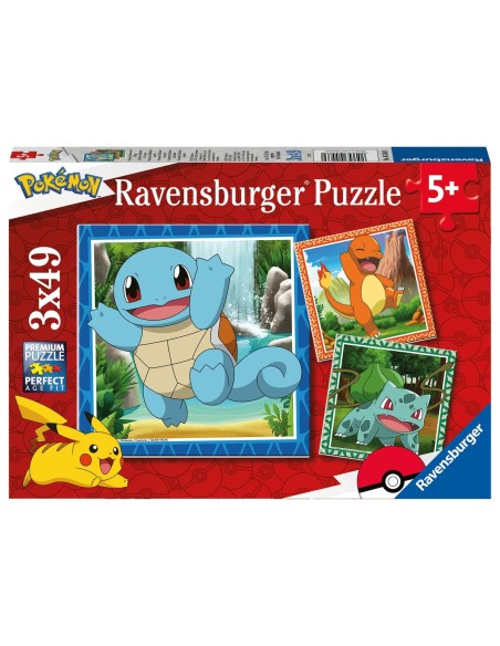 3-Puzzle Set Ravensburger 49 Pieces 147 Pieces 3 Units