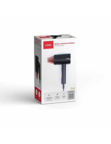 Hairdryer Livoo DOS173 Black/Pink 1600 W