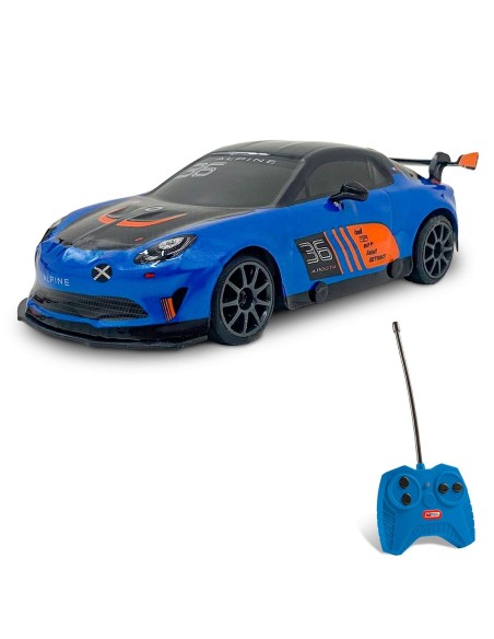Remote-Controlled Car Mondo Alpine A110 GT4 Blue Turquoise