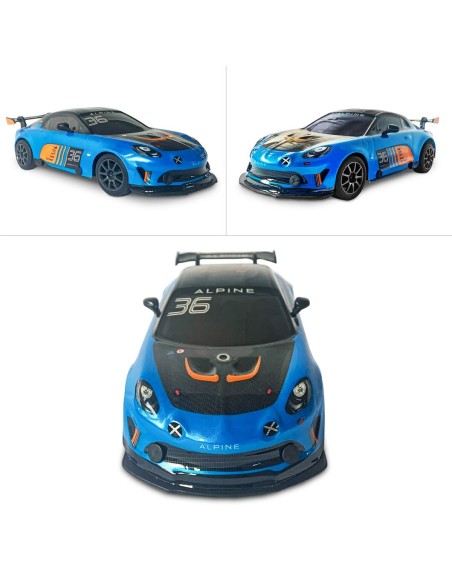 Remote-Controlled Car Mondo Alpine A110 GT4 Blue Turquoise