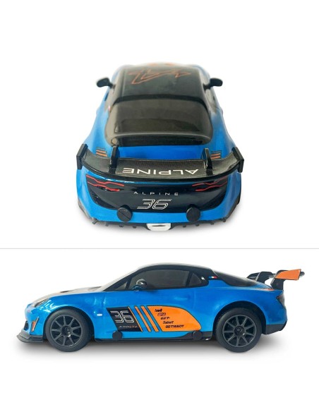 Remote-Controlled Car Mondo Alpine A110 GT4 Blue Turquoise