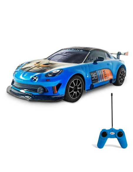 Remote-Controlled Car Mondo Alpine A110 GT4 Blue Turquoise