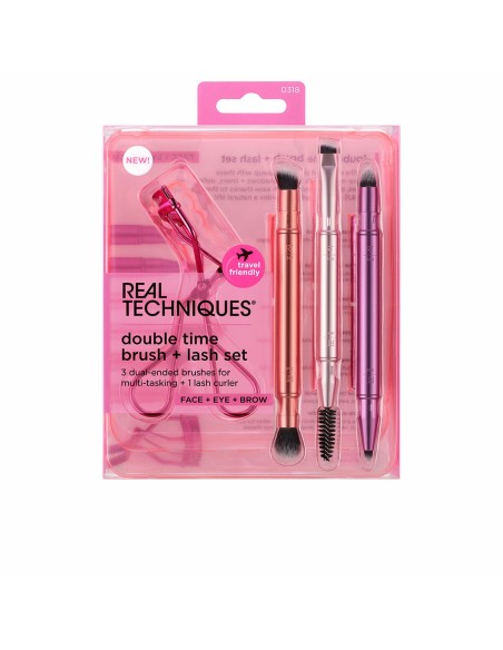 Set of Make-up Brushes Real Techniques DOUBLE TIME BRUSH + LAST 4 Pieces