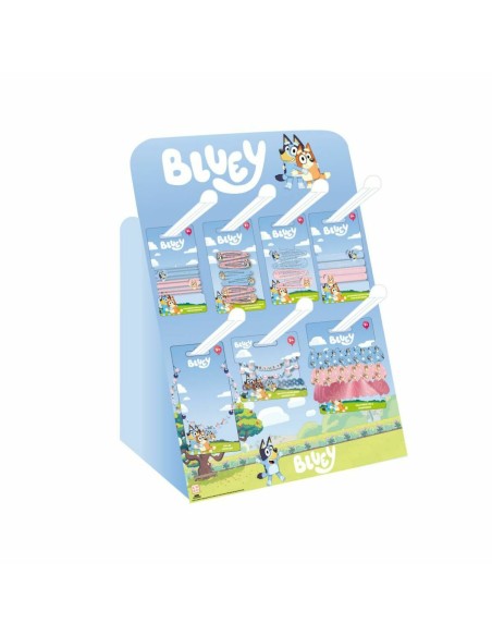 Hair Clips Bluey Blue